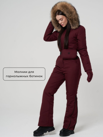 Комбинезон женский зимний LUXE Bordo